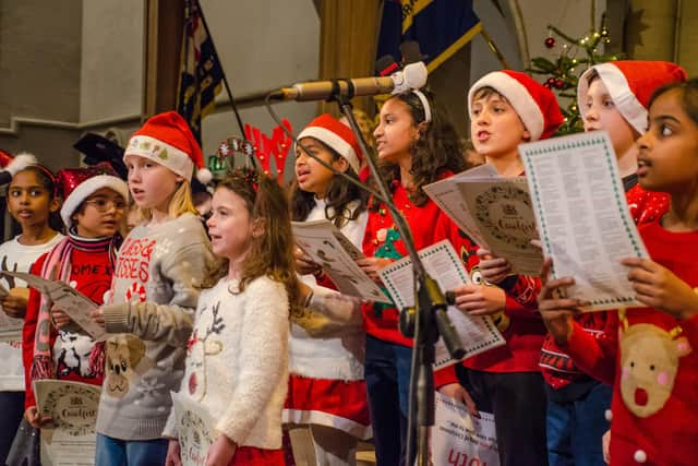 Local school carols will lead the singing, photo from Phil Richards