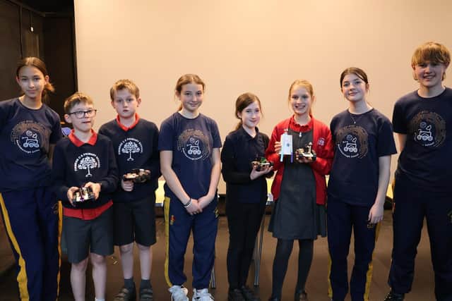 Kids enjoyed an exciting day of robotics and coding