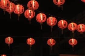 Chinese lanterns at a previous New Year display, photo from CokeLifeCreative via Pixabay