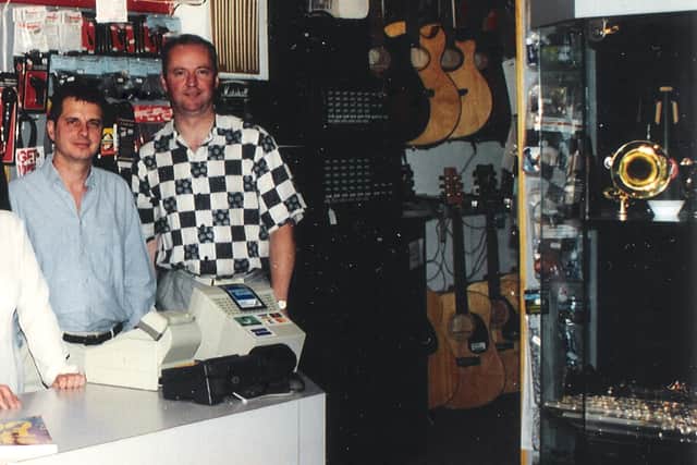 The Aylesbury Music Shop team in 1997