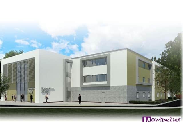 An artist's impression of what the site could look like