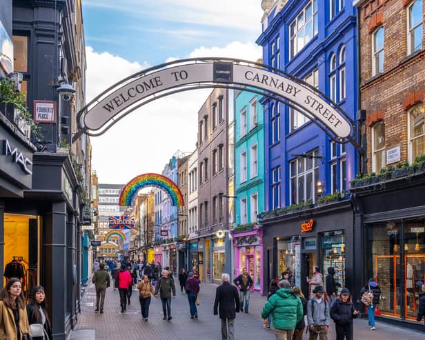 Welcome to Carnaby Street and adjoining Soho