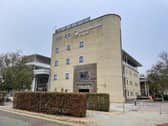 Buckinghamshire Council's base in Aylesbury. Photo from Nathaniel Lawson/Local Democracy Reporting Service