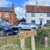 The house is right on The Green in the heart of Great Horwood