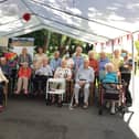 Residents and staff at Bartlett Care Home
