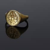 The 18th Century gold ring found near Aylesbury, photo from Noonans