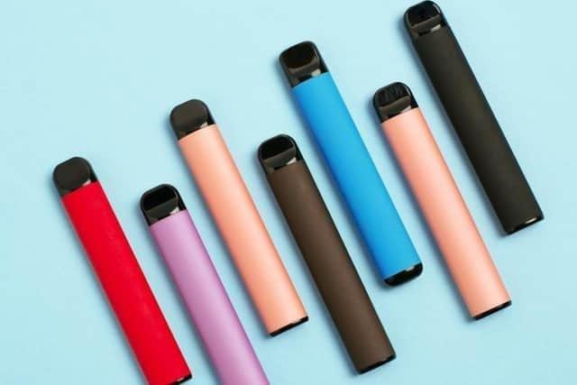 These disposable vapes, seized by MK Trading Standards last year, were incorrectly labelled and unsafe
