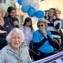 The Memory Walk started and ended at Clarendon House