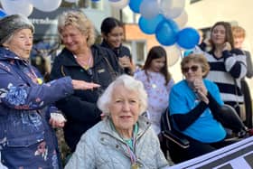 The Memory Walk started and ended at Clarendon House