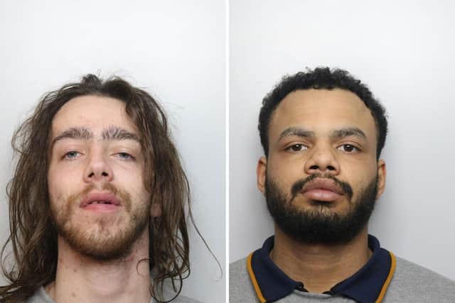Left, Kingsley Barlow and Cameron Samuel
