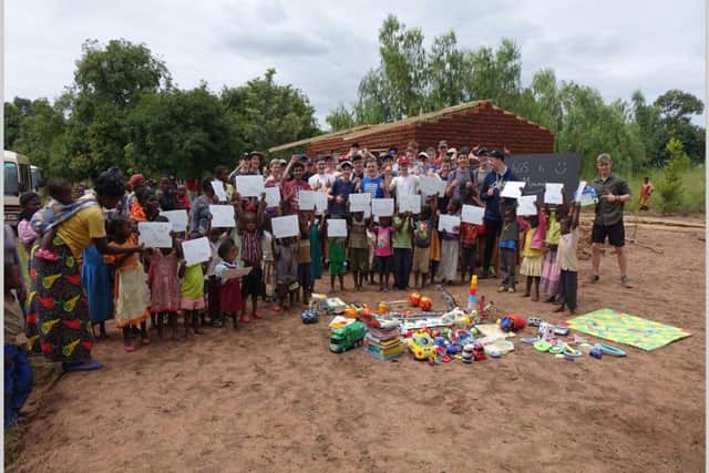 Aylesbury Grammar students providing resources for a new pre-school in Malawi.