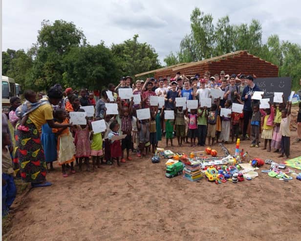 Aylesbury Grammar students providing resources for a new pre-school in Malawi.