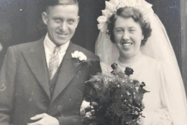 Leslie Lemon married Doreen in 1944. Photo: Lemon Family / SWNS