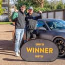 Sean won the luxury vehicle
