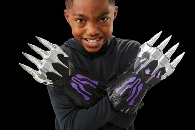 Marvel Studios' Black Panther Legacy Collection spotlights one of Marvel's most historic and iconic characters! Children can dress up as Black Panther and pretend to save the world against Wakanda's enemies! Gear up with these Black Panther Legacy Wakanda Battle FX Claws and get ready for action play by performing the Wakandan Salute, and activating left-hand claws, lights and sounds. £38.99, Ages 5+.