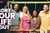 Left to right: Rob Bent, Stacey Solomon, Dilly Carter and Iwan Carrington