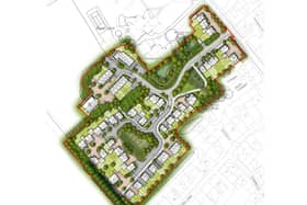 Site plan of the Longwick Chase development