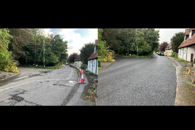 Dollicot, Haddenham (before and after). Photo: Bucks Council