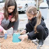 Children playing in the street in a pilot session in High Wycombe