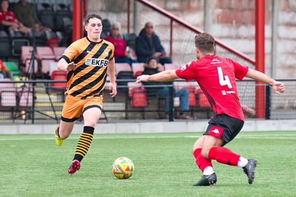 Action from Aylesbury's game at Cirencester. Photo: Mike Snell.