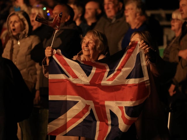 Large crowds gathered for the two days of festivities.