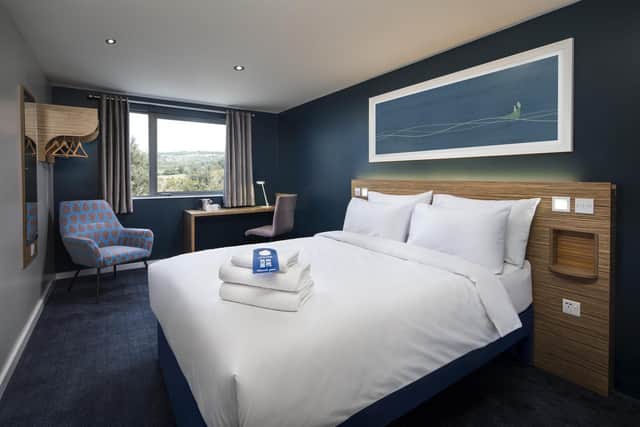 The new look rooms at selected hotels, photo from Travelodge Rebrand Photography 2022