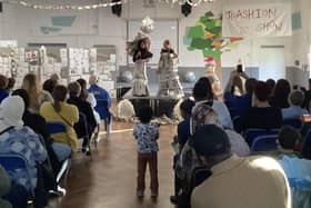 Elmhurst School's 'Trashion' show