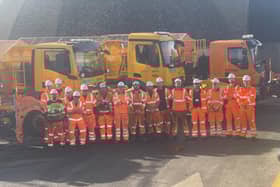 Members of the Bucks gritting team