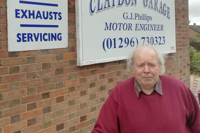 Geoff Phillips of Claydon Garage is retiring