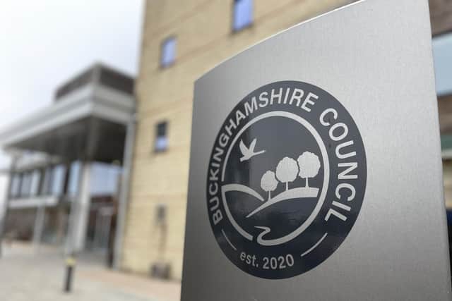 Buckinghamshire Council headquarters in Aylesbury. Photo from Charlie Smith/Local Democracy Reporting Service