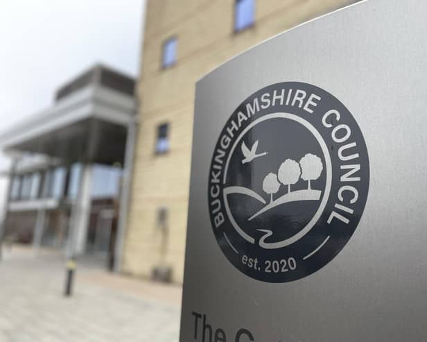 Buckinghamshire Council headquarters in Aylesbury. Photo from Charlie Smith/Local Democracy Reporting Service