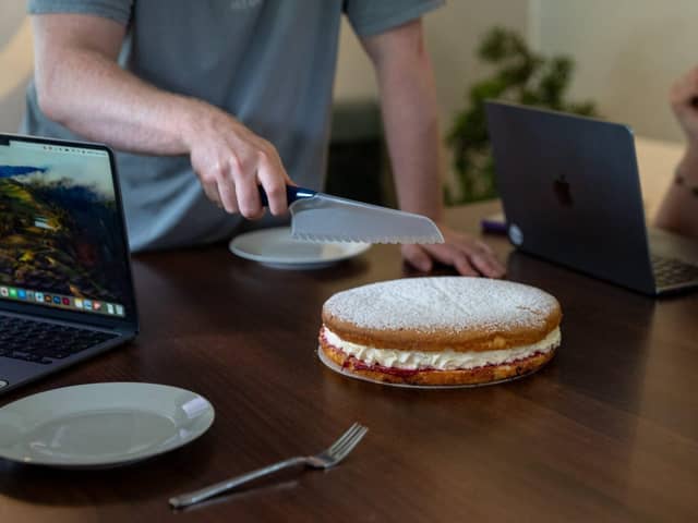 A cake entry for Best Office Baker.