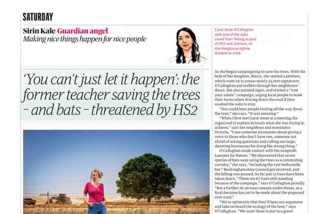 As featured in Saturday's edition of The Guardian