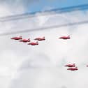 The RAF flying over Aylesbury, photo from Rupert Anson
