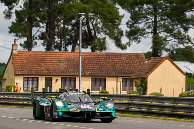 Ross Gunn at speed during Sunday's pre-event Test Day at Le Mans (Photo David Lord/Beckett)