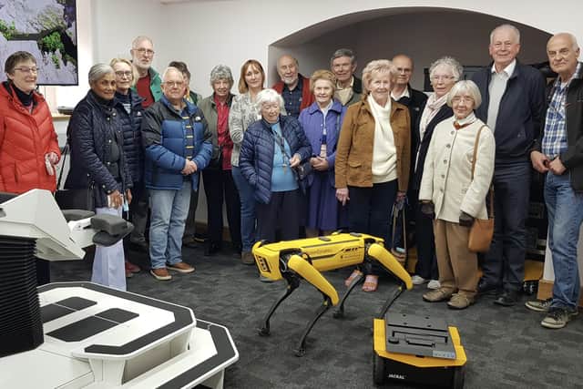 Friends of the University meet Spot the robotic dog