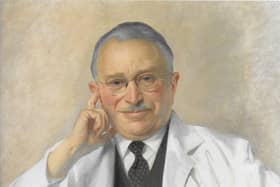 Professor Ludwig Guttmann in portrait, (Eva Loeffler (c))