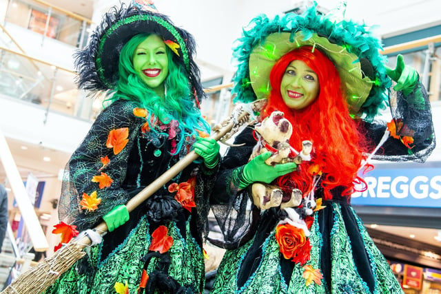 A zombie disco, craft workshops, witches on stilts, and flying bats are just some of the fun planned at the popular shopping centre on Wednesday. Between 11am and 3pm all the activities at venue are free to participate in. [Pictures Copyrighted to Beth Walsh]