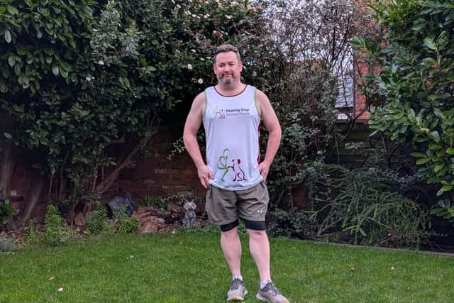 Ben Johnstone is running the London Marathon for Hearing Dogs for Deaf People which has a training centre in Buckinghamshire