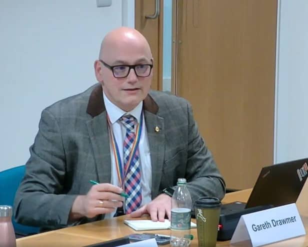 Gareth Drawmer, photo from Charlie Smith Local Democracy Service