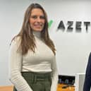 DRIVING GROWTH: Heather Williams, right, Regional Head of R&D in the South for Azets, with Emma Hussey who heads the firm’s London operation in the sector