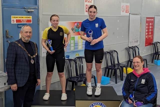 A proud moment for 17-year-old swimmer Olivia Newman-Baronius who's been competing since she was six