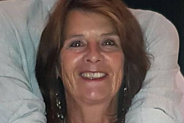 Linda Davis, 71, was in Southwell Road East, Rainworth, when she was hit by a privately-owned electric scooter.