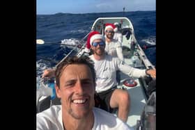 The rowers on Christmas Day
