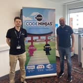 Code Ninjas Robin Theakston and Charlie Gunn,