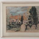 A painting by artist Stuart Tresilian was gifted to former neighbour Trevor Goosey