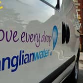 An Anglian Water van