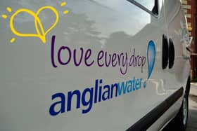 An Anglian Water van