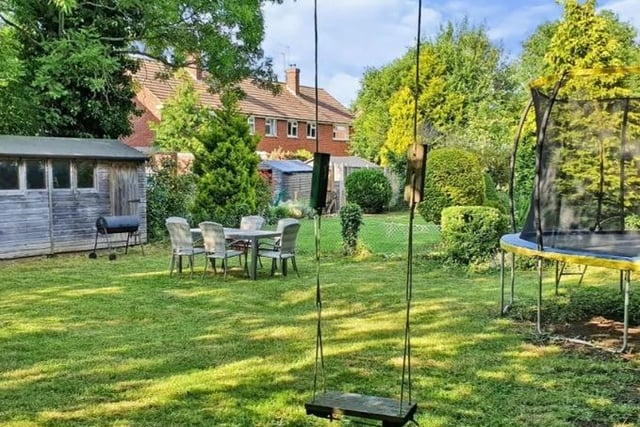 The glorious separate garden linked to the property.
