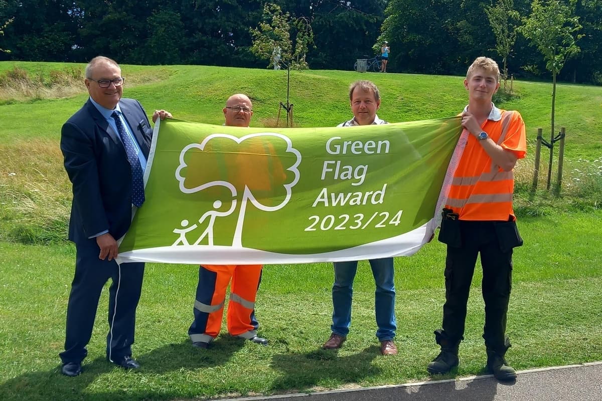 Celebrations as parks in Aylesbury and Buckingham win coveted Green Flag Awards 